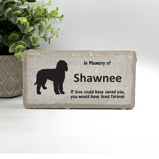 Golden Doodle Memorial Stone - If love could have saved you, you would have lived forever