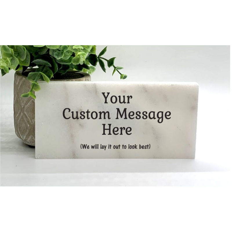 Personalized Stone - Choice of Stone with your custom message on it.