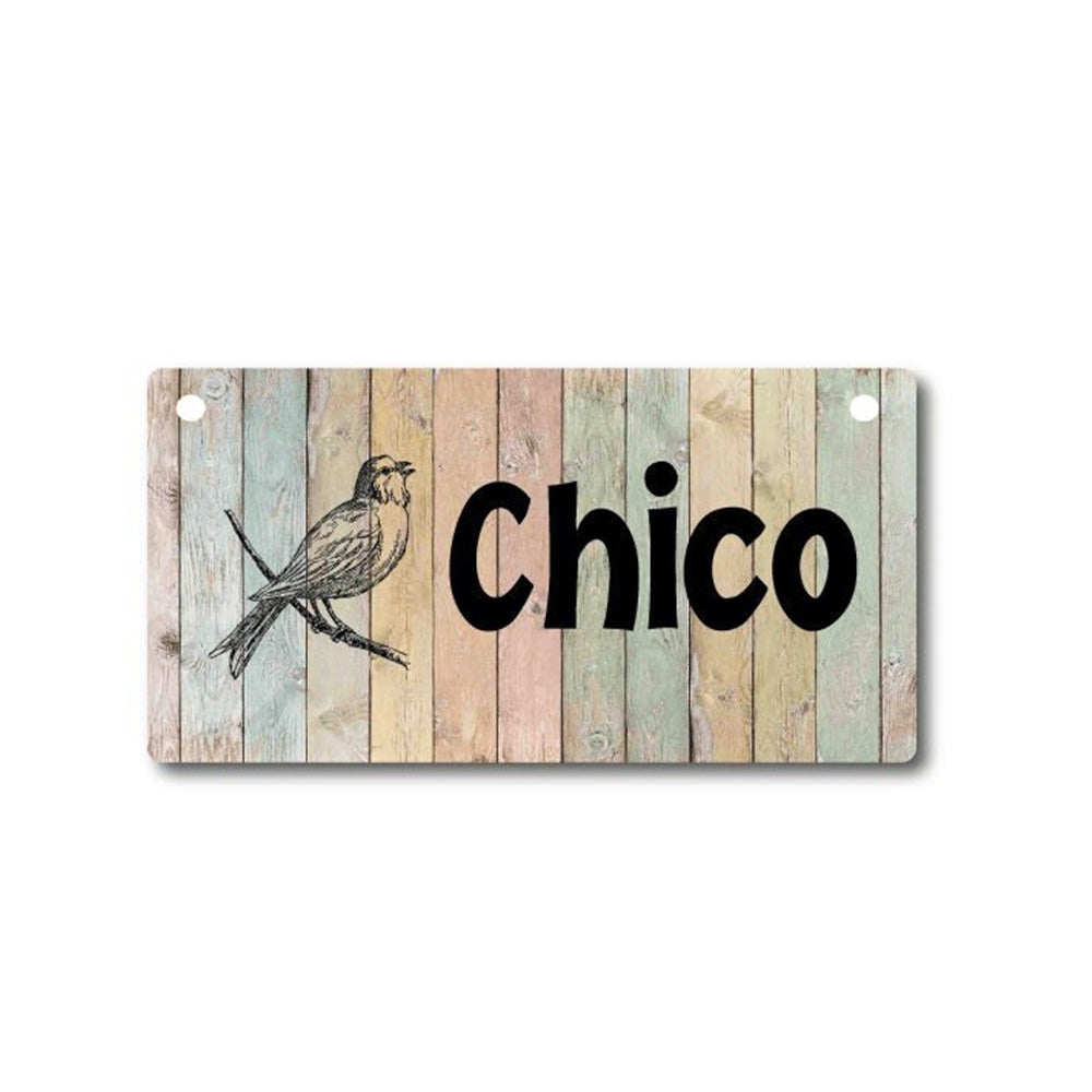 Hanging Bird Cage Silhouette' Mouse Pad