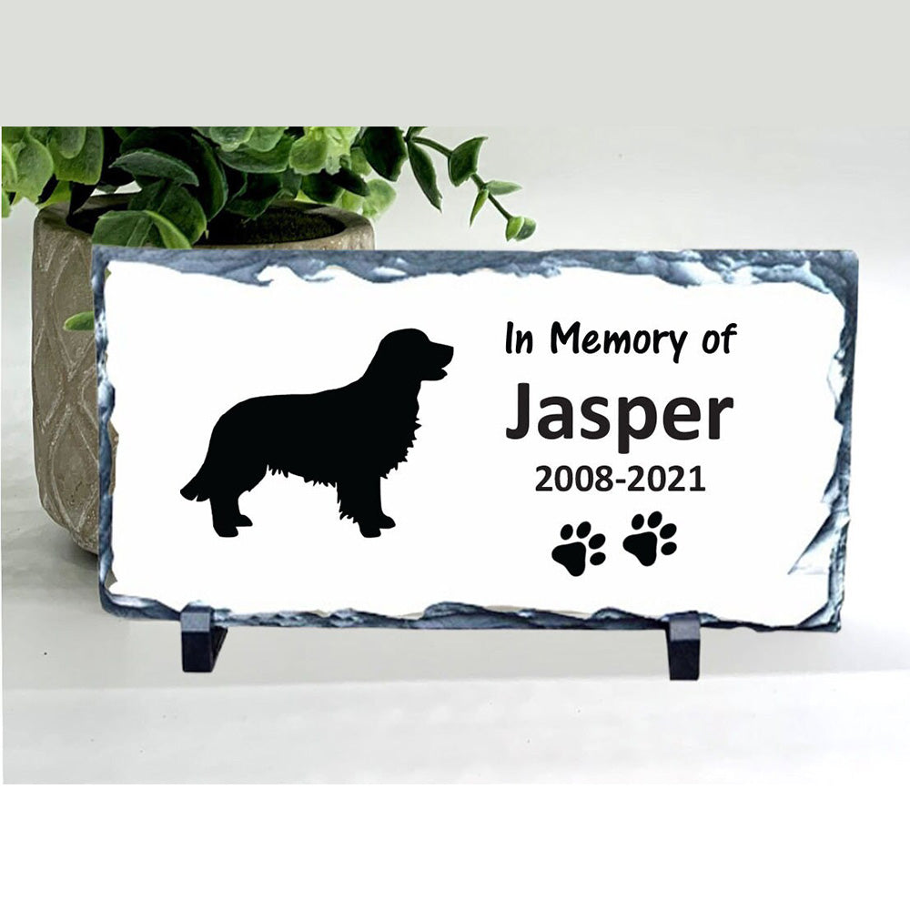 Golden retriever clearance memorial stone