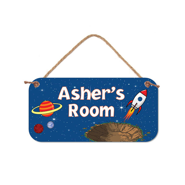 Space Theme Name sign- Personalized 5