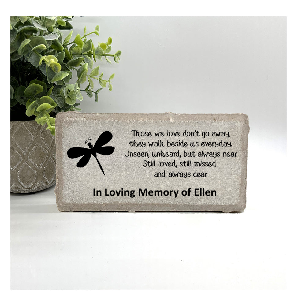 Dragonfly Memorial Stone - Personalized Sympathy Gift for Family and  Friends – Florida-Funshine