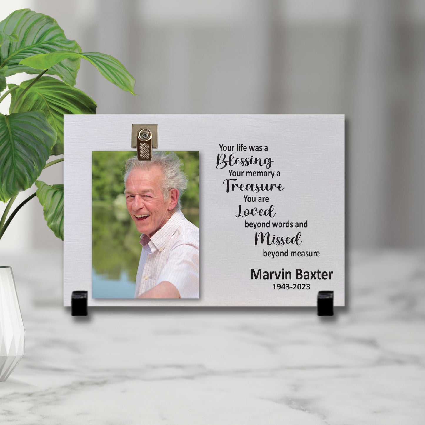 Personalized Sympathy Gifts, Wood Memorial Frame, Remembrance, Loss Of Loved One, Sympathy In Memory, Grief Memorial, Photo Gift, Blessing