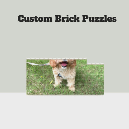Personalized Dinosaur Brick Puzzle
