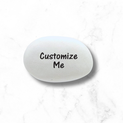 Custom Rock -  Printed Stones - Personalized Handcrafted Stone - Custom Stone for any occasion - Memorial Stone - Name Stone - Garden Stone