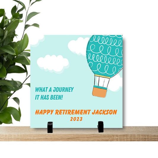 Retirement Gift - Personalized Retirement Gift - Coworker retirement - Retirment Party Gift - 8x8 retirement plaque