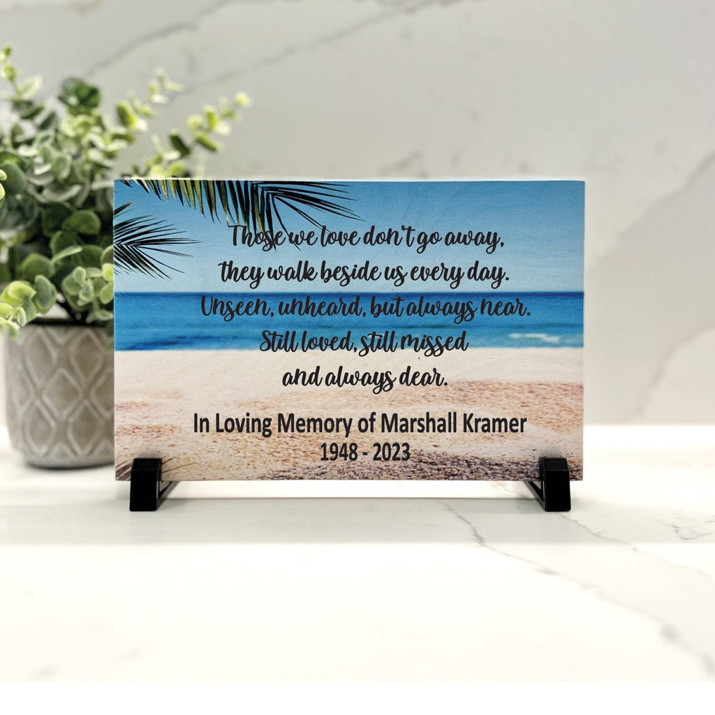 Beach Memorial - Memorial Keepsake - Sympathy Gift - Bereavement Gift - Condolence Gift - Custom Memorial Gift- Beach Memorial Gift