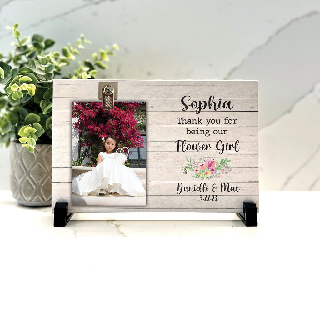 Customize your cherished moments with our Flower Girl Personalized Picture Frame available at www.florida-funshine.com. Create a heartfelt gift for family and friends with free personalization, quick shipping in 1-2 business days, and quality crafted picture frames, portraits, and plaques made in the USA.