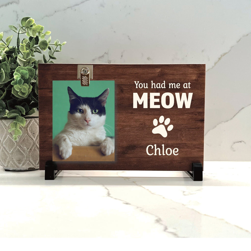 Customize your cherished moments with our Cat Personalized Picture Frame available at www.florida-funshine.com. Create a heartfelt gift for family and friends with free personalization, quick shipping in 1-2 business days, and quality crafted picture frames, portraits, and plaques made in the USA.
