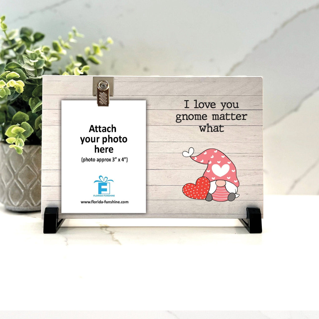Customize your cherished moments with our Gnome Personalized Picture Frame available at www.florida-funshine.com. Create a heartfelt gift for family and friends with free personalization, quick shipping in 1-2 business days, and quality crafted picture frames, portraits, and plaques made in the USA.