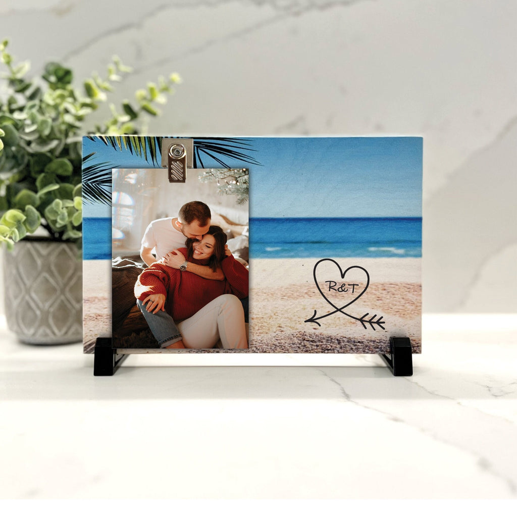 Customize your cherished moments with our Couple Picture Frame available at www.florida-funshine.com. Create a heartfelt gift for family and friends with free personalization, quick shipping in 1-2 business days, and quality crafted picture frames, portraits, and plaques made in the USA.