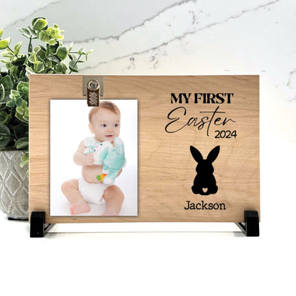 Customize your cherished moments with our First Easter Personalized Picture Frame available at www.florida-funshine.com. Create a heartfelt gift for family and friends with free personalization, quick shipping in 1-2 business days, and quality crafted picture frames, portraits, and plaques made in the USA."