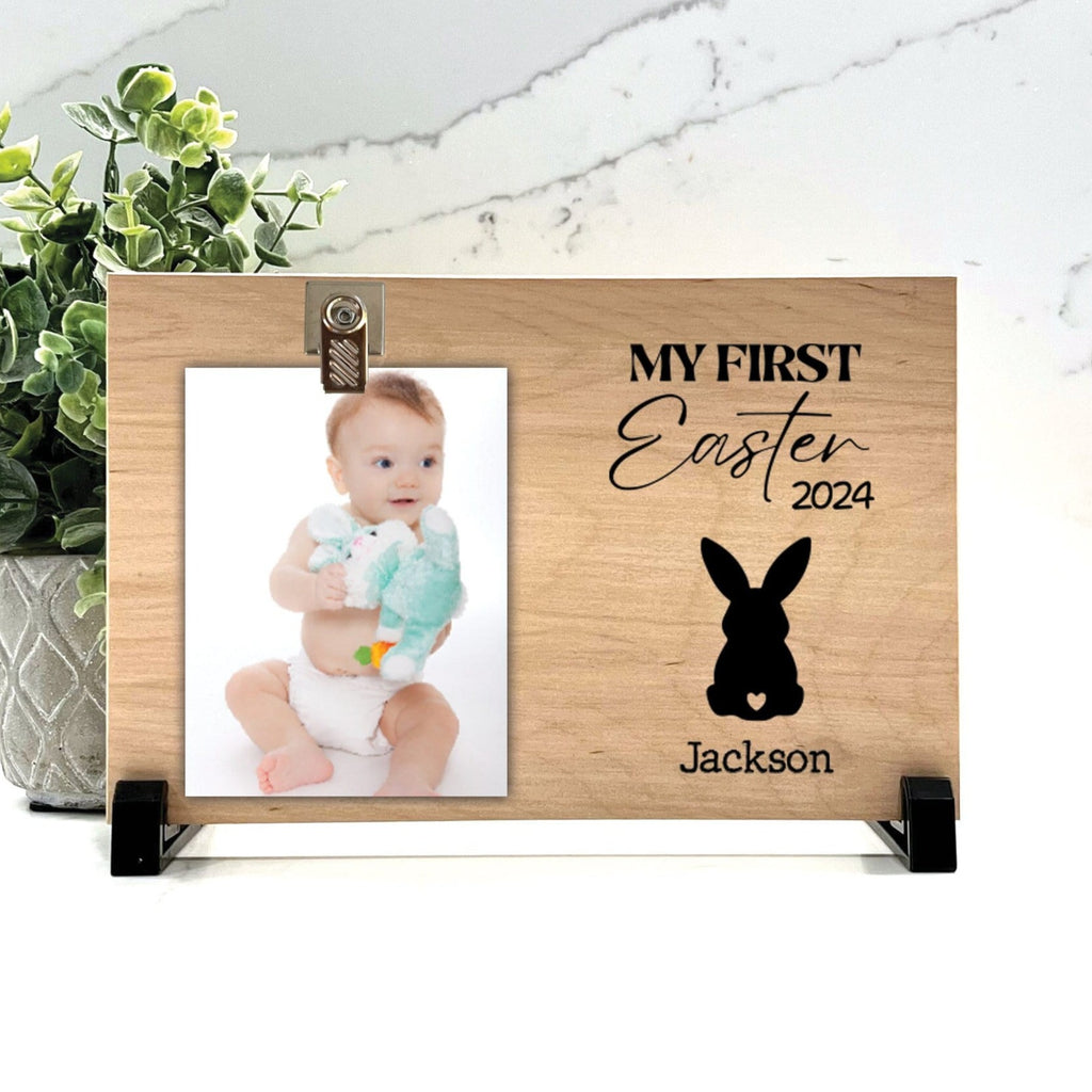 Customize your cherished moments with our First Easter Personalized Picture Frame available at www.florida-funshine.com. Create a heartfelt gift for family and friends with free personalization, quick shipping in 1-2 business days, and quality crafted picture frames, portraits, and plaques made in the USA.