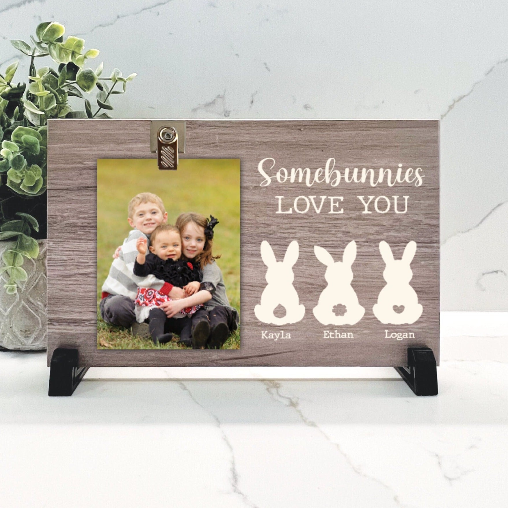 Customize your cherished moments with our Easter Personalized Picture Frame available at www.florida-funshine.com. Create a heartfelt gift for family and friends with free personalization, quick shipping in 1-2 business days, and quality crafted picture frames, portraits, and plaques made in the USA."