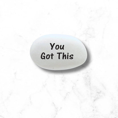 You Got This - Inspirational Motivational gift stone - Small gift stone - desktop stone - custom rock
