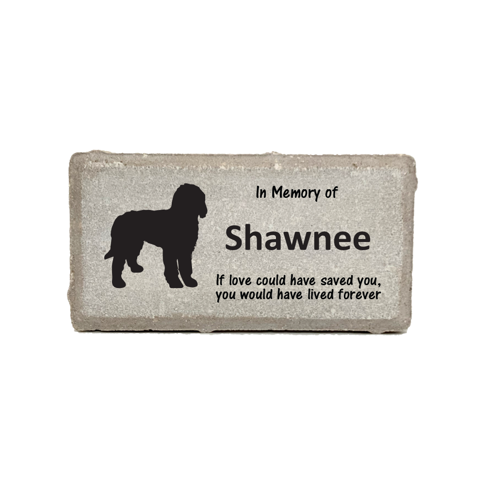 Golden Doodle Memorial Stone - If love could have saved you, you would have lived forever