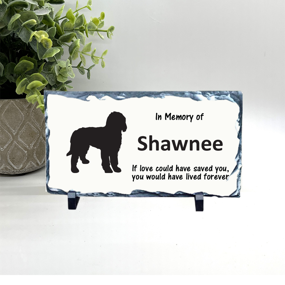 Golden Doodle Memorial Stone - If love could have saved you, you would have lived forever