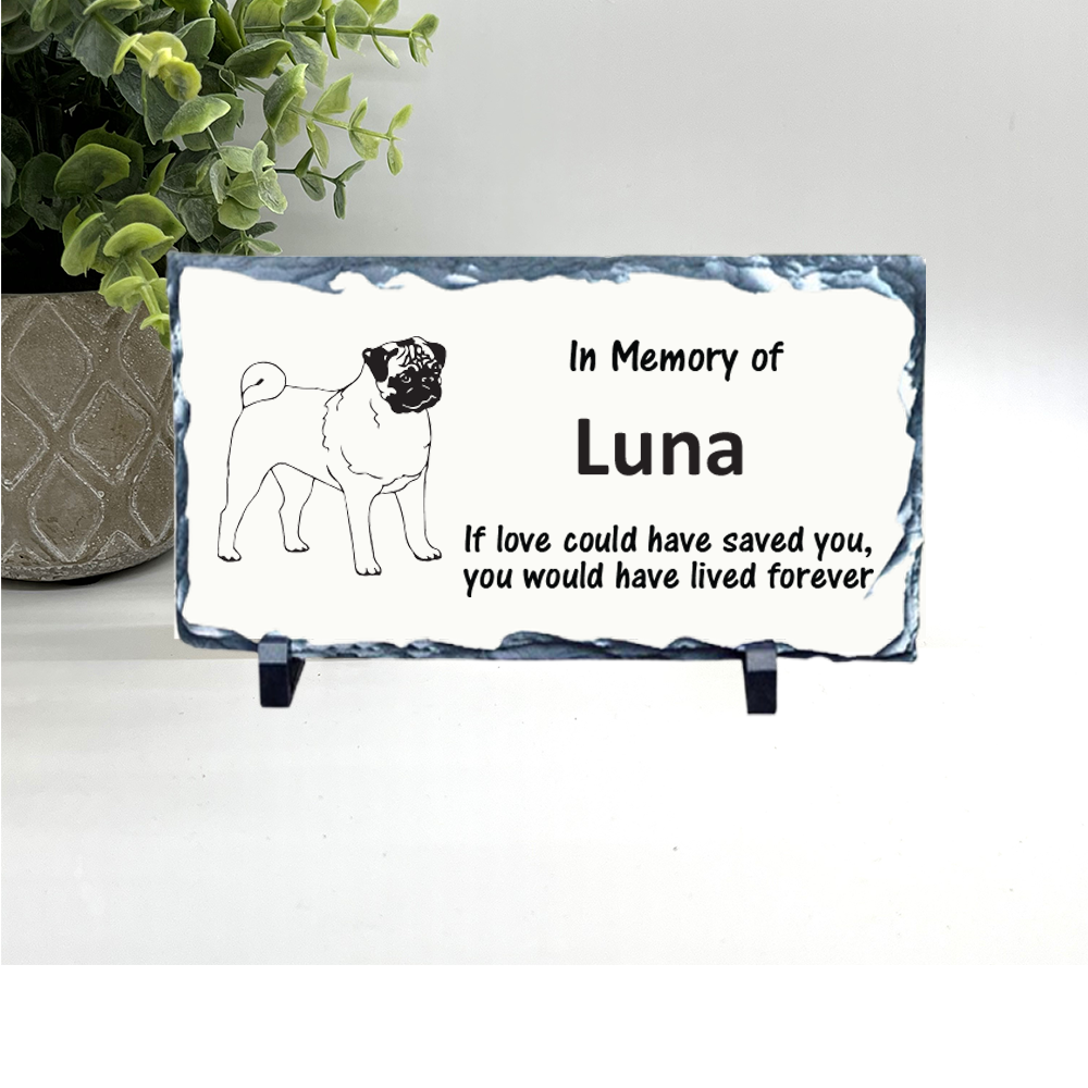 Pug best sale memorial stone