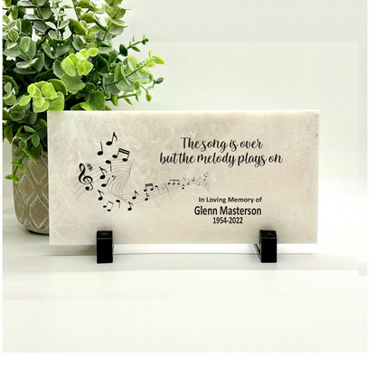 Musician Memorial Stone  - Personalized Memorial