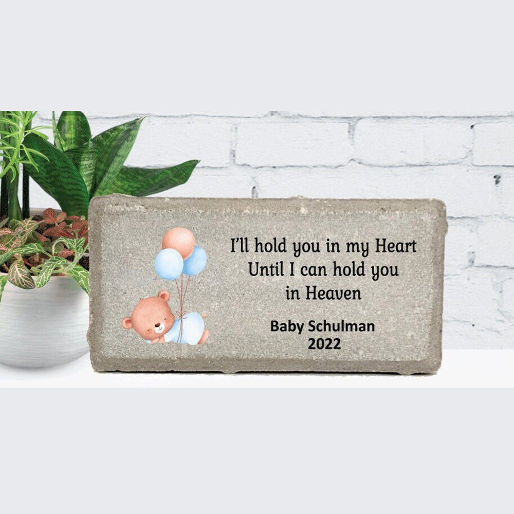 Baby Memorial Stone- I'll hold you in my heart until I can hold you in heaven