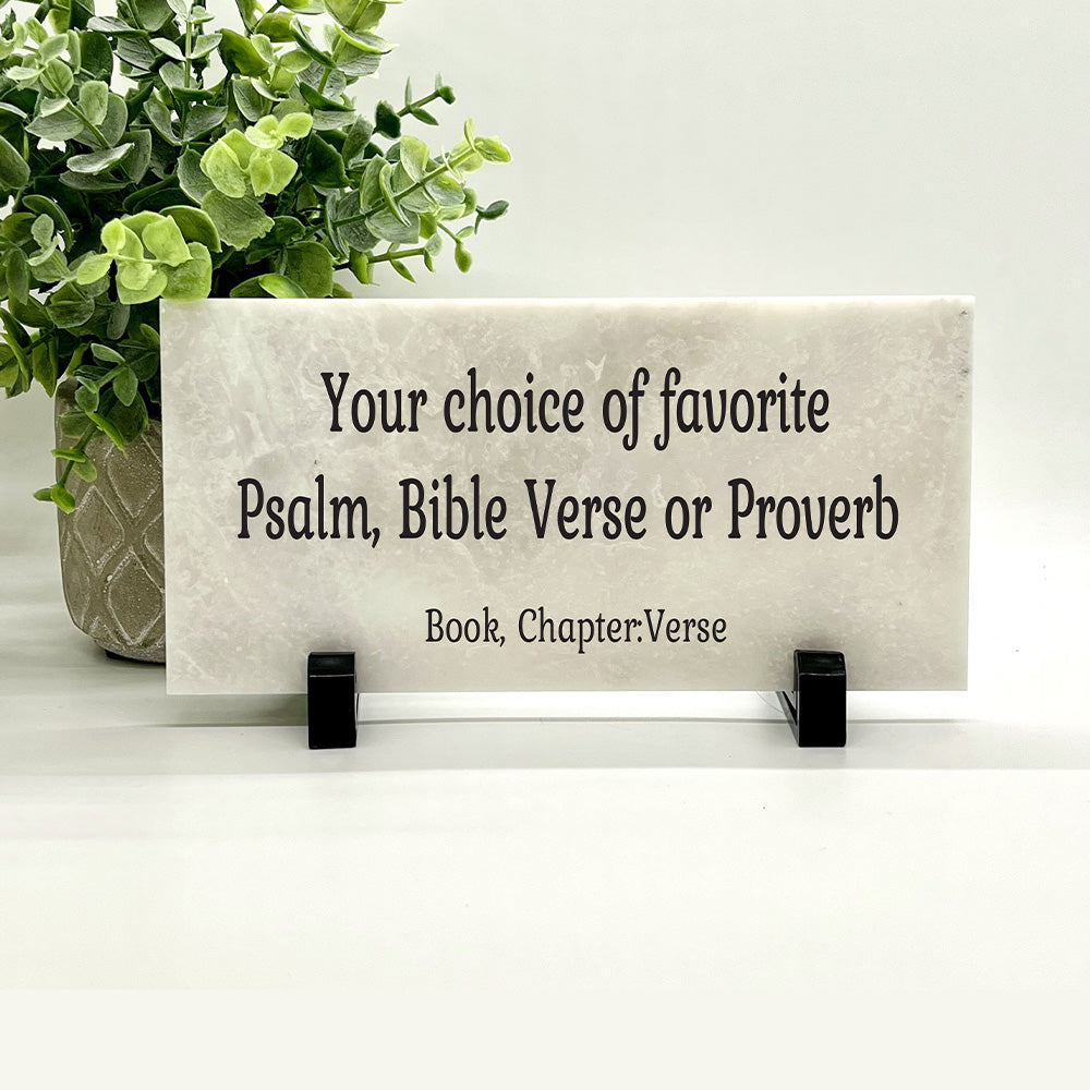 Custom Bible Verse Sign. Choose your Favorite Bible Passage, Psalm, Proverb, Verse, Scripture