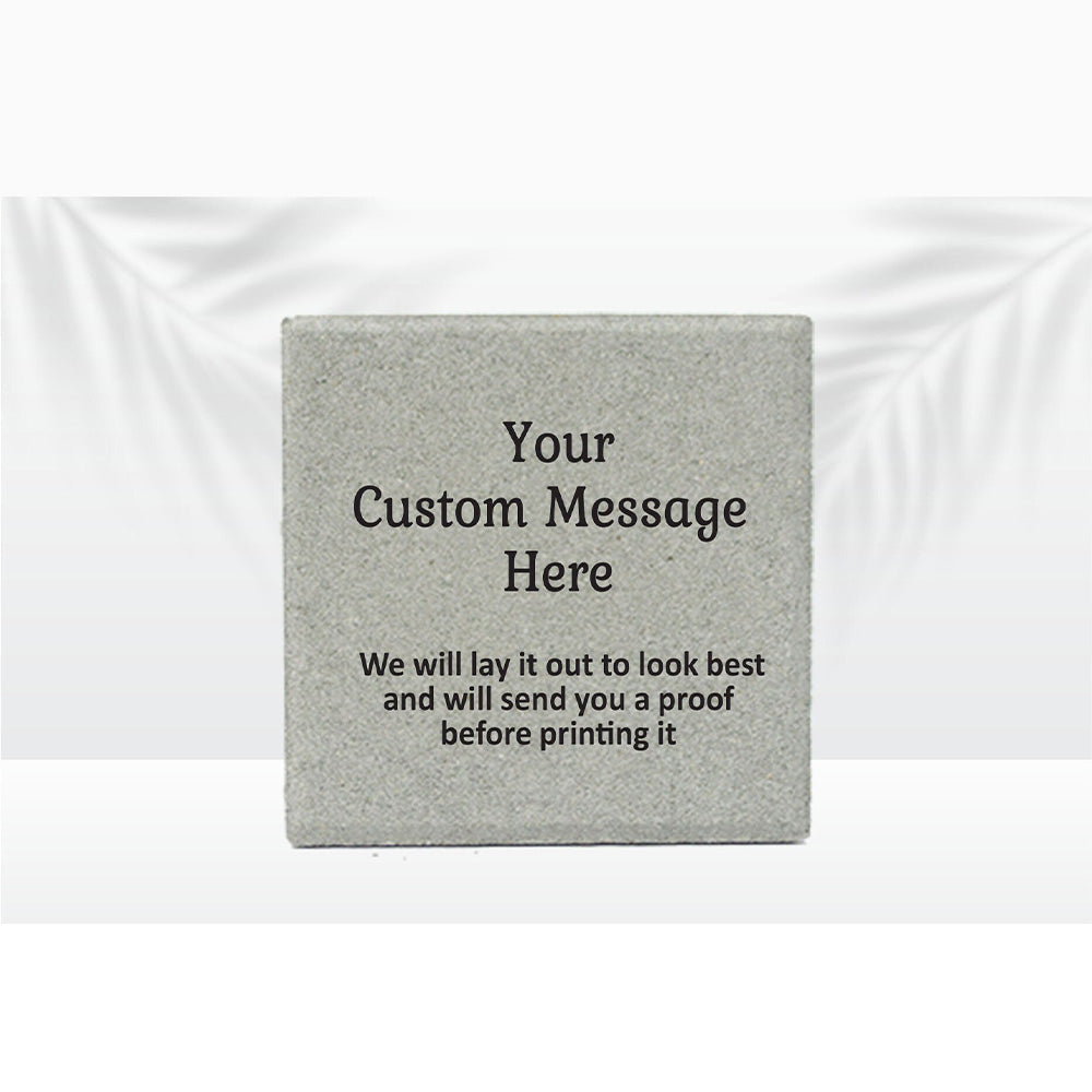 Personalized Memorial Gift with a variety of indoor and outdoor stone choices at www.florida-funshine.com. Our Personalized Family And Friends Memorial Stones serve as heartfelt sympathy gifts for those grieving the loss of a loved one, ensuring a lasting tribute cherished for years. Enjoy free personalization, quick shipping in 1-2 business days, and quality crafted memorials made in the USA.