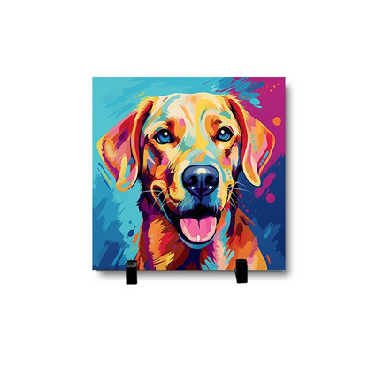 Dog Art - Custom Tile, 8" x 8" Ceramic Tile