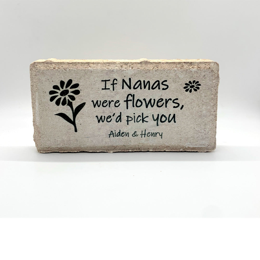 If Nanas were Flowers -Nana Stone... Personalized gift for Nana