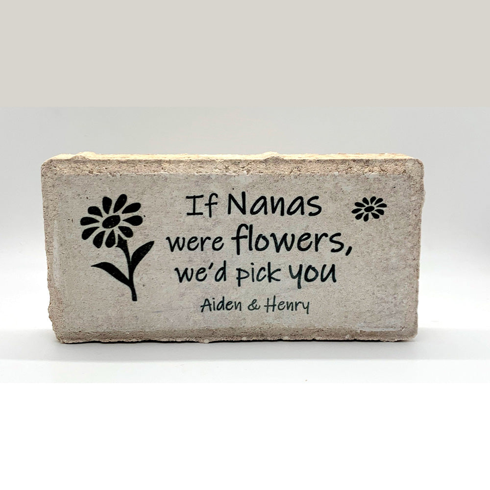 If Nanas were Flowers -Nana Stone... Personalized gift for Nana