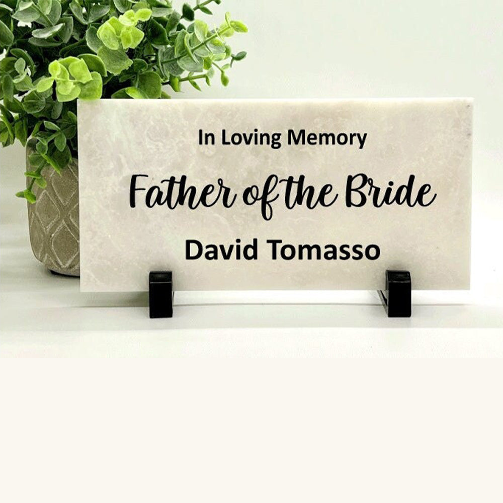 Personalized Wedding Memorial Gift with a variety of indoor and outdoor stone choices at www.florida-funshine.com. Our Personalized Family And Friends Memorial Stones serve as heartfelt sympathy gifts for those grieving the loss of a loved one, ensuring a lasting tribute cherished for years. Enjoy free personalization, quick shipping in 1-2 business days, and quality crafted memorials made in the USA.