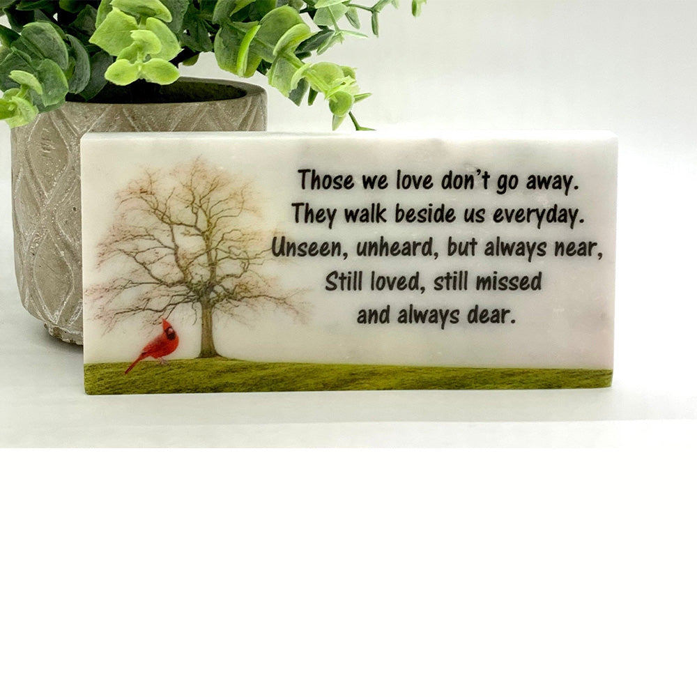 Personalized Tree Cardinal Memorial Gift with a variety of indoor and outdoor stone choices at www.florida-funshine.com. Our Personalized Family And Friends Memorial Stones serve as heartfelt sympathy gifts for those grieving the loss of a loved one, ensuring a lasting tribute cherished for years. Enjoy free personalization, quick shipping in 1-2 business days, and quality crafted memorials made in the USA.