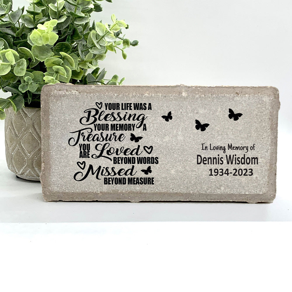 Personalized Butterfly Memorial Gift with a variety of indoor and outdoor stone choices at www.florida-funshine.com. Our Personalized Family And Friends Memorial Stones serve as heartfelt sympathy gifts for those grieving the loss of a loved one, ensuring a lasting tribute cherished for years. Enjoy free personalization, quick shipping in 1-2 business days, and quality crafted memorials made in the USA.