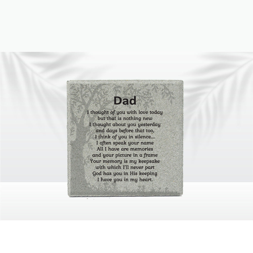 Personalized Garden Memorial Gift with a variety of indoor and outdoor stone choices at www.florida-funshine.com. Our Personalized Family And Friends Memorial Stones serve as heartfelt sympathy gifts for those grieving the loss of a loved one, ensuring a lasting tribute cherished for years. Enjoy free personalization, quick shipping in 1-2 business days, and quality crafted memorials made in the USA.