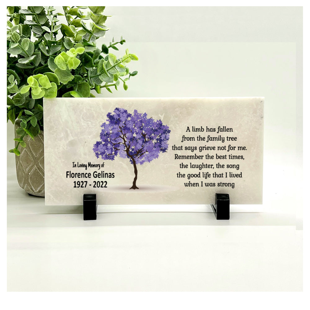 Memorial Stone - Sympathy Gift  Bereavement Gift  Funeral Gift - Family Loss Memorial - Condolence Gift - Custom Memorial Gift - Grief Gift