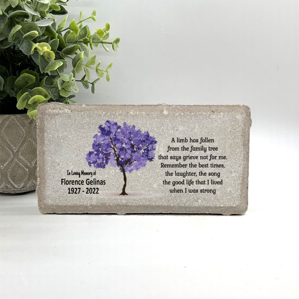 Memorial Stone - Sympathy Gift  Bereavement Gift  Funeral Gift - Family Loss Memorial - Condolence Gift - Custom Memorial Gift - Grief Gift