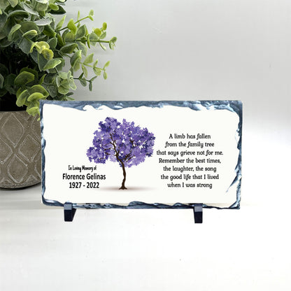 Memorial Stone - Sympathy Gift  Bereavement Gift  Funeral Gift - Family Loss Memorial - Condolence Gift - Custom Memorial Gift - Grief Gift