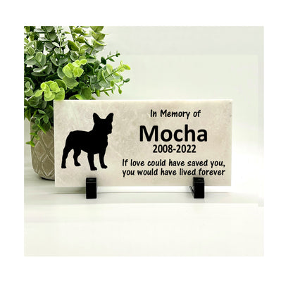 French Bulldog Memorial Stone