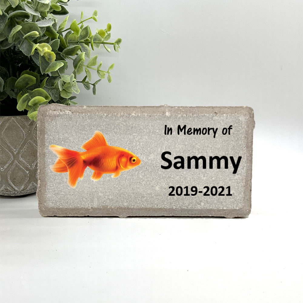 Goldfish Memorial Stone