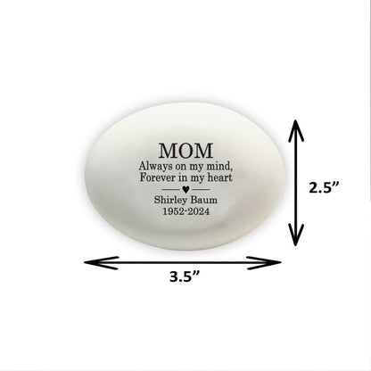 Mother Memorial Stone | Mom Memorial | Sympathy Gift | Condolence Gift | Custom Memorial Gift| Loss of Mother