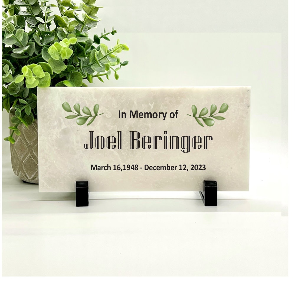 In Memory of Memorial Personalized Garden Stone, Custom Memorial Gift, Sympathy, Loss of Mother Gift, Loss of Father, Remembrance Gift - MemorialGiftsandmore - Memorial Stones - People