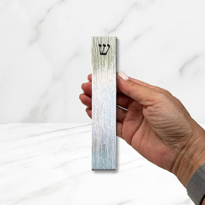 Personalized Mezuzah - With or without name - Neutral pattern - Acrylic Mezuzah - Kids Mezuzah - New Baby Gift - New Home Gift