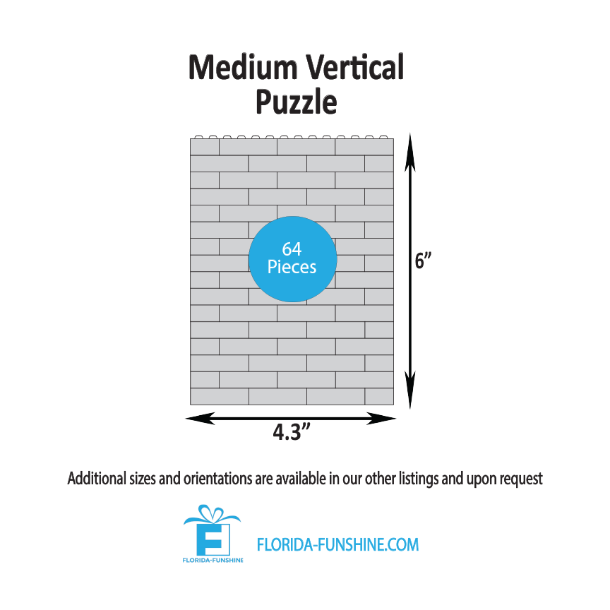 Photo Block Puzzle - Medium Vertical