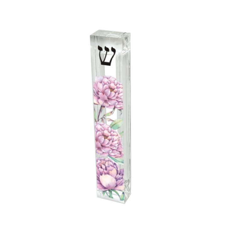 Mezuzah - Peony Mezuzah - with or without name