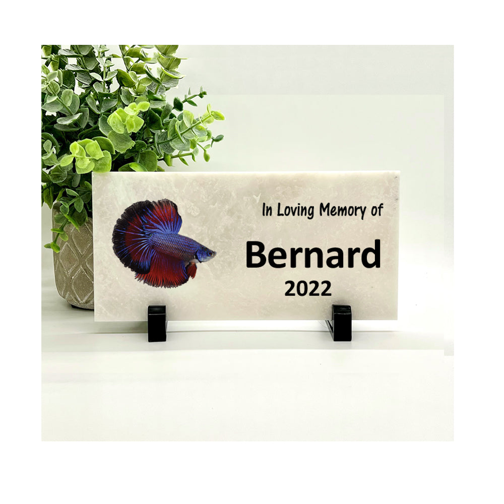 Betta Fish Memorial Stone