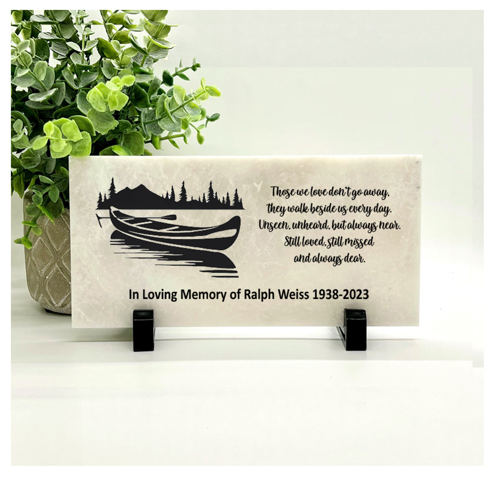 Memorial Stone - Sympathy Gift  Bereavement Gift Funeral Gift - Boat- Condolence Gift - Custom Memorial Gift - Personalized - Loss of Father