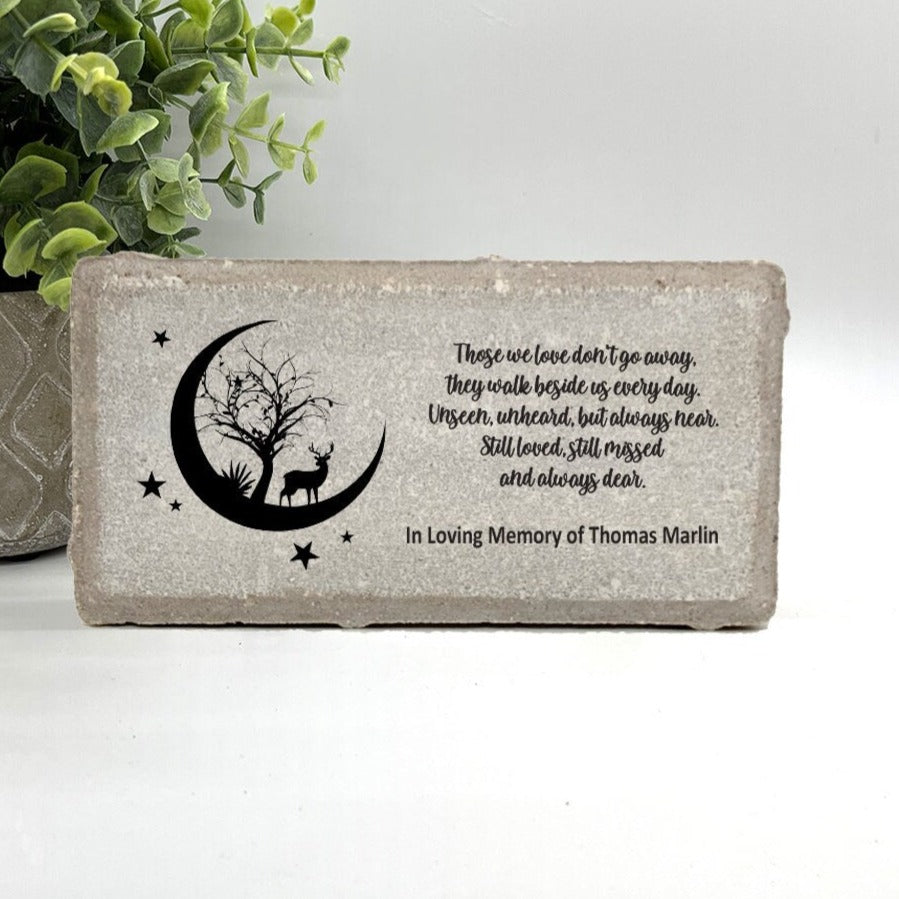 Personalized Hunter Memorial Gift with a variety of indoor and outdoor stone choices at www.florida-funshine.com. Our Personalized Family And Friends Memorial Stones serve as heartfelt sympathy gifts for those grieving the loss of a loved one, ensuring a lasting tribute cherished for years. Enjoy free personalization, quick shipping in 1-2 business days, and quality crafted memorials made in the USA.