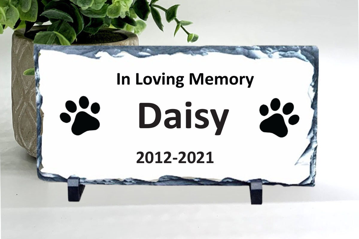 Dog Memorial Stone - Personalized Pet Memorial