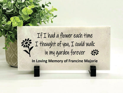 Memorial Stone - Sympathy Gift  Bereavement Gift  Funeral Gift - Condolence Gift - Custom Memorial Gift - Grief Gift - Memorial Garden Stone