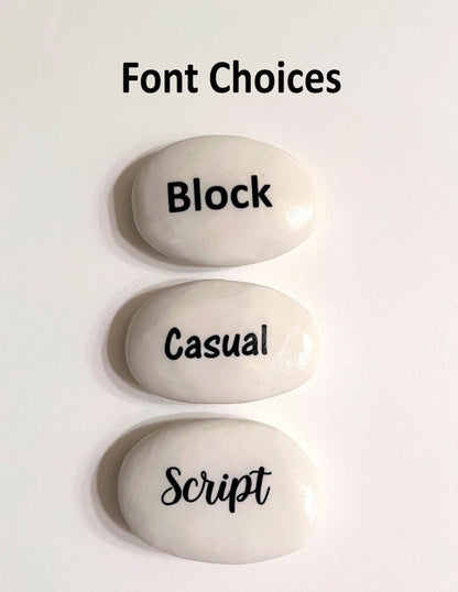 Custom Stone - Personalized Stone with the Wording of your choice-Pocket Stone - Personalized Rock - Custom Gift Stone - Keepsake