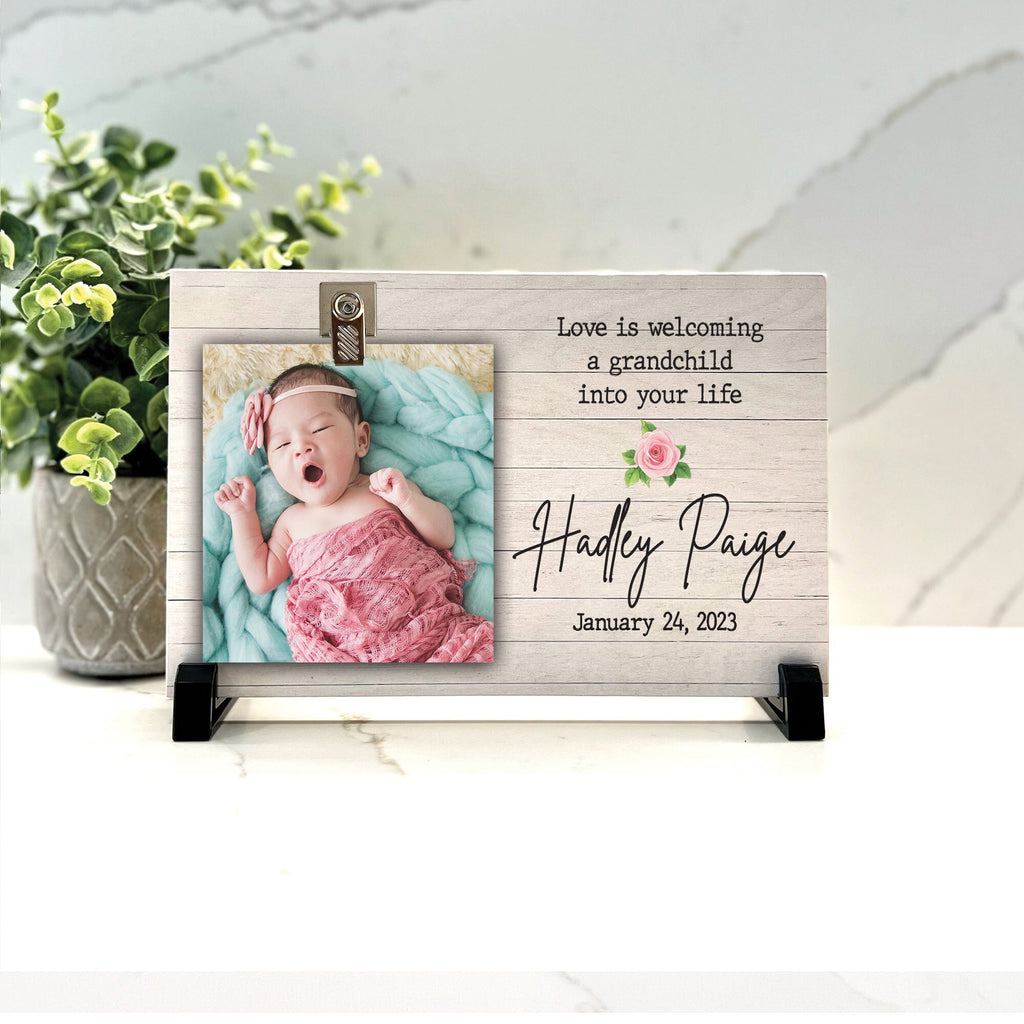 Customize your cherished moments with our New Grandparents Personalized Picture Frame available at www.florida-funshine.com. Create a heartfelt gift for family and friends with free personalization, quick shipping in 1-2 business days, and quality crafted picture frames, portraits, and plaques made in the USA.